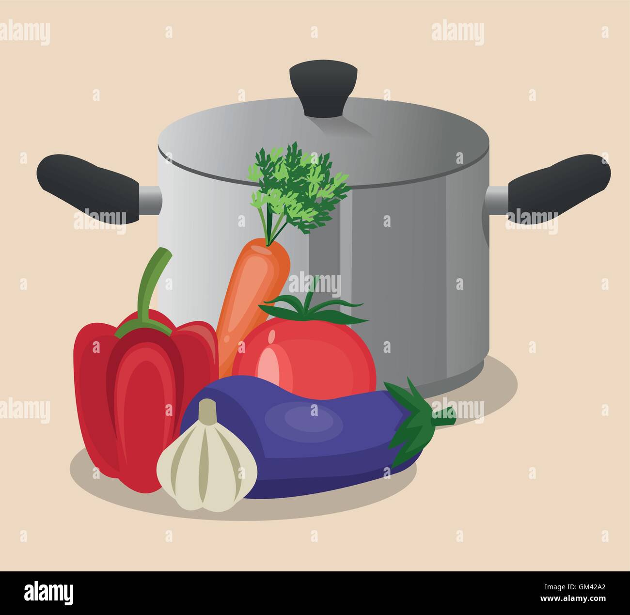 vegetables organic and healthy food design Stock Vector Image & Art - Alamy
