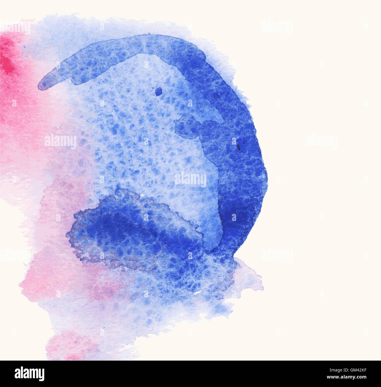 Abstract watercolor hand painted background Stock Vector Image & Art ...