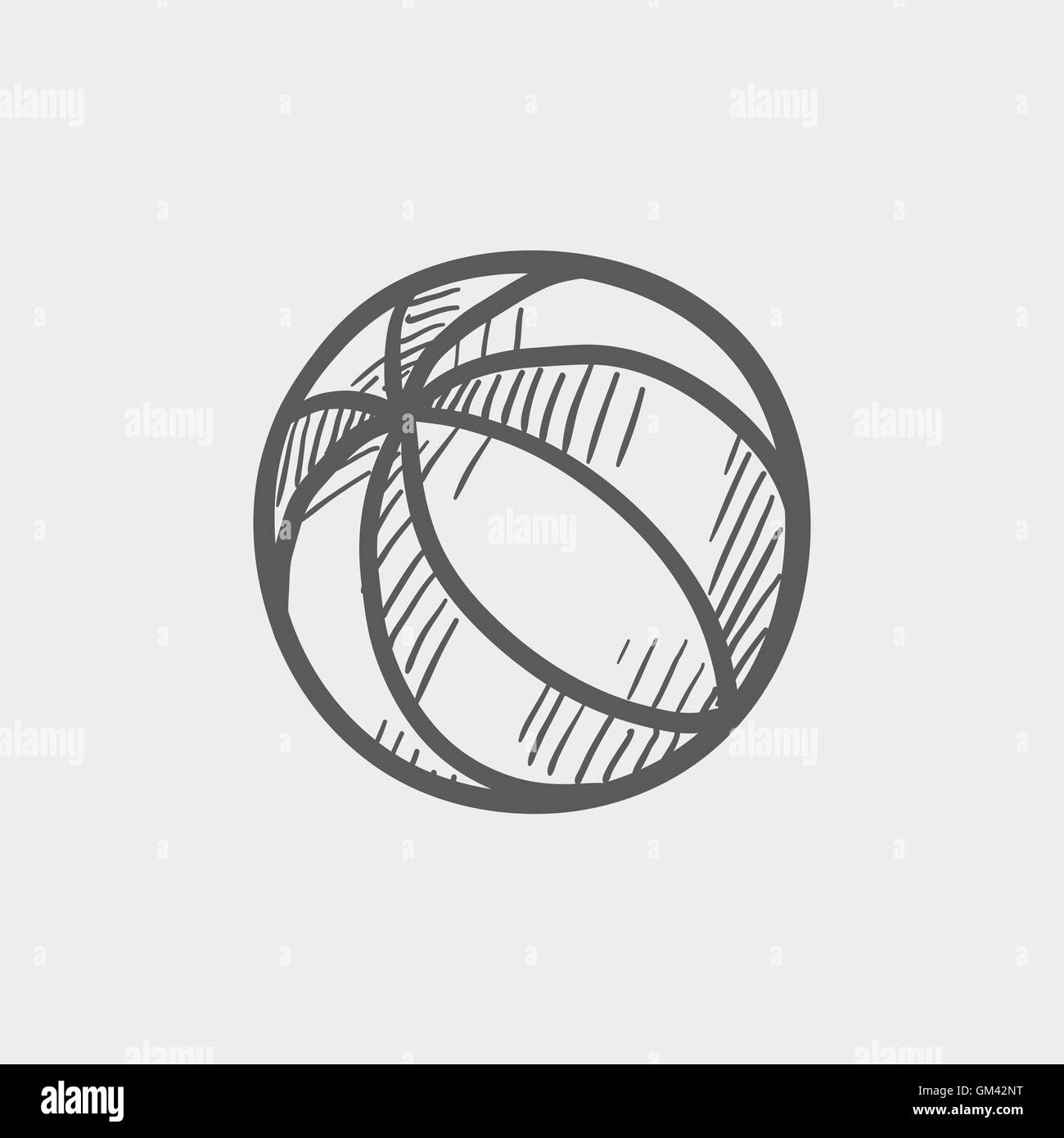 Beach ball sketch icon Stock Vector Image & Art Alamy