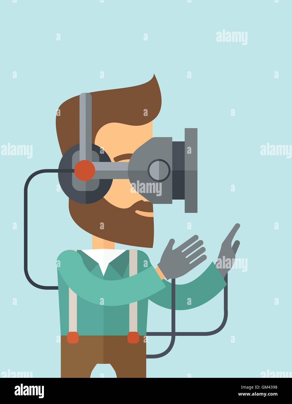 3d virtual reality logo eyewear hi-res stock photography and images - Alamy