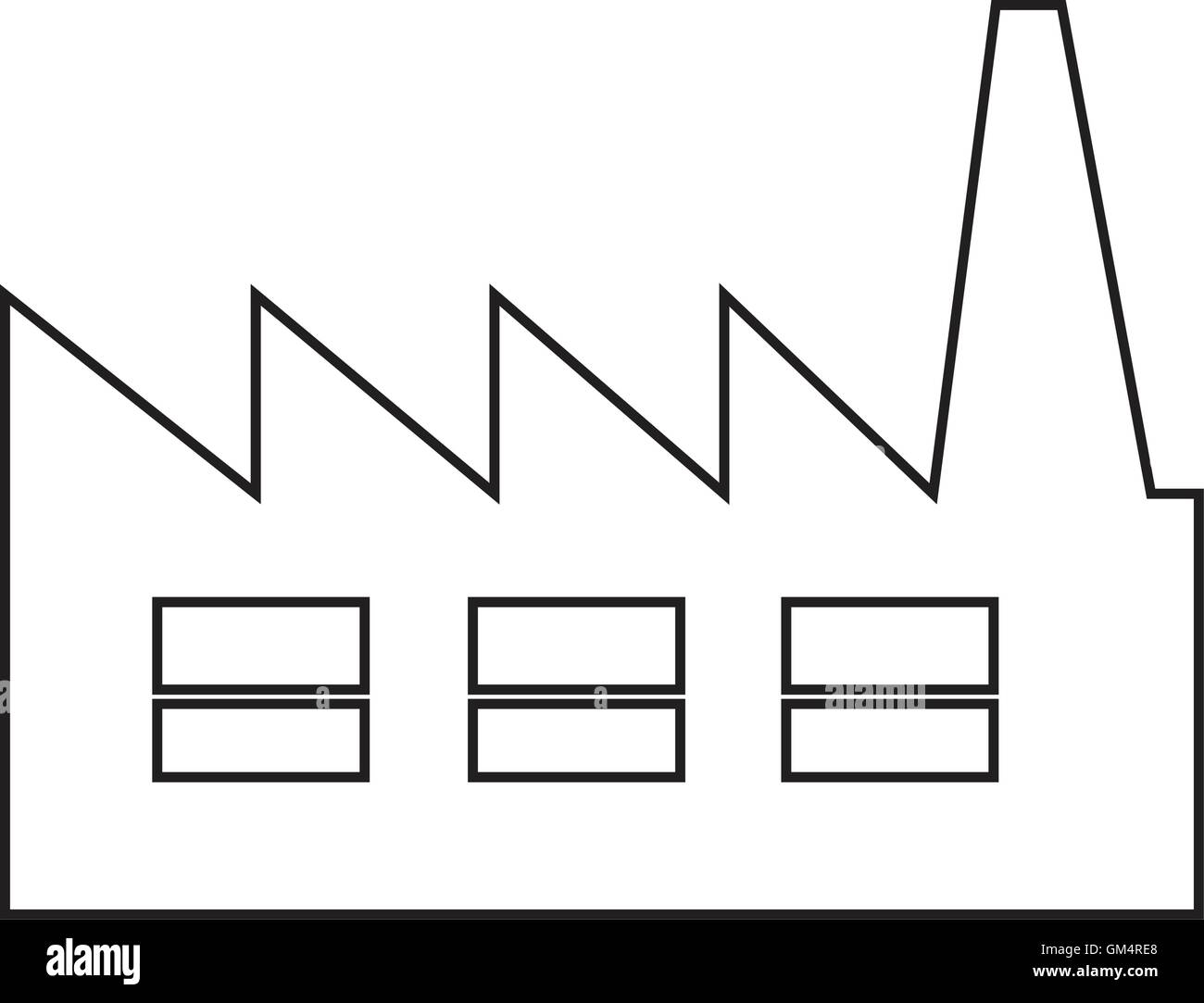 Factory icon design energy Black and White Stock Photos & Images - Alamy