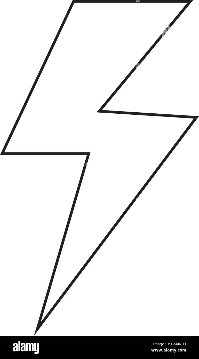 lightning icon Illustration design Stock Vector Image & Art - Alamy