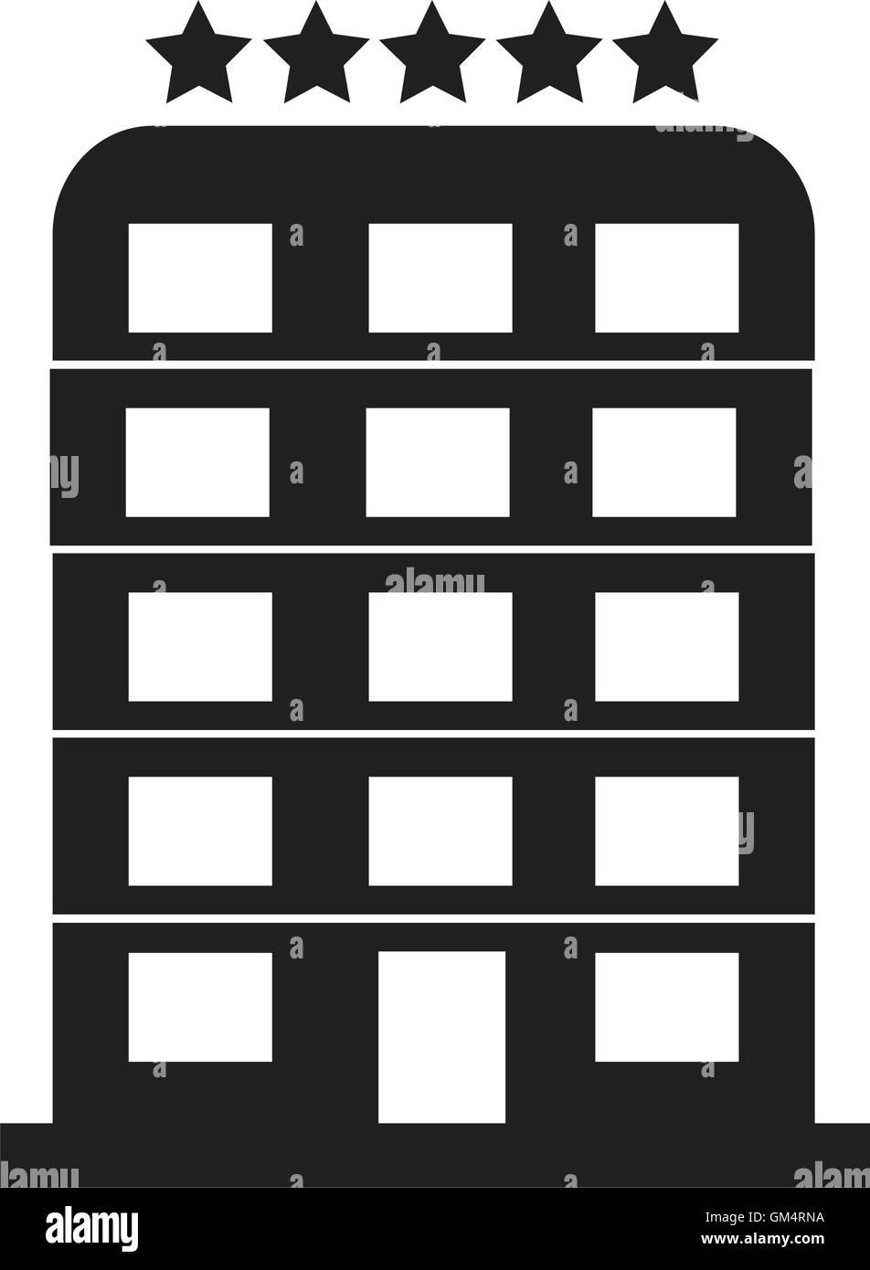 5 Star Hotel icon Illustration design Stock Vector Image & Art - Alamy