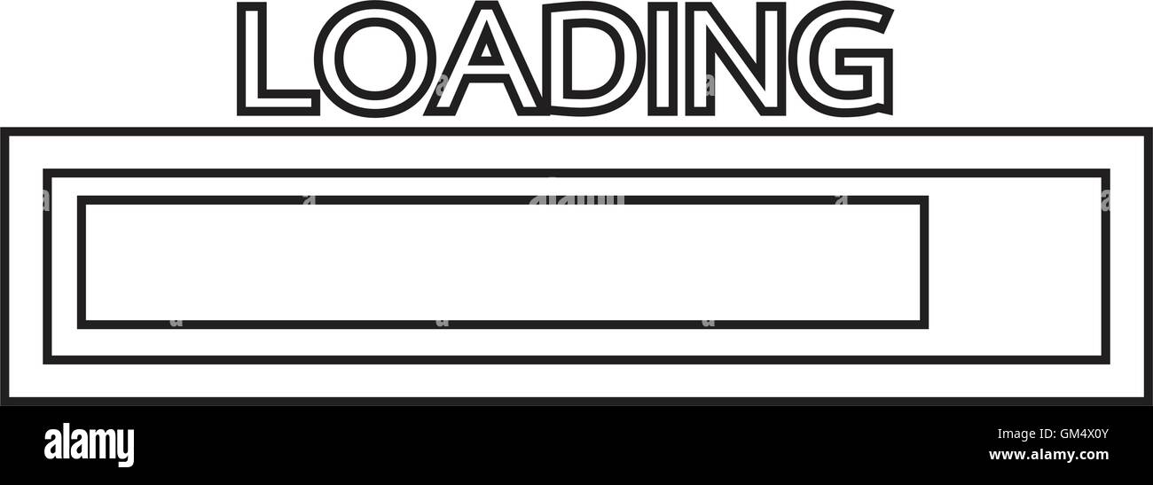 Loading bar icon Illustration design Stock Vector Image & Art - Alamy