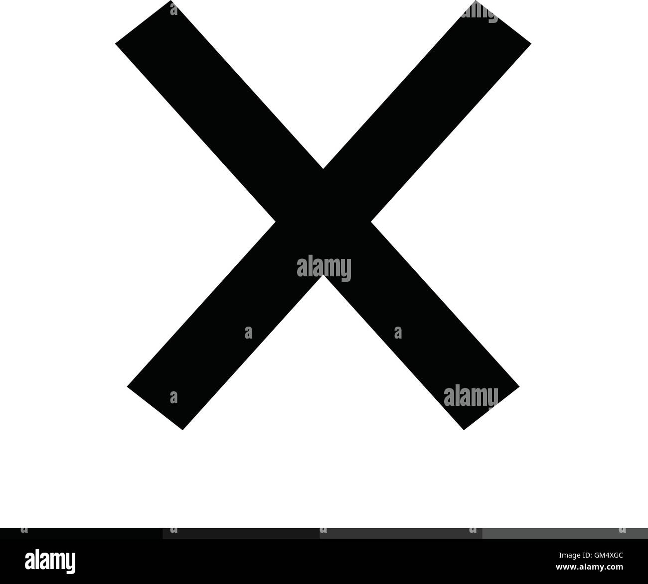 Delete cross icon Illustration design Stock Vector Image & Art - Alamy