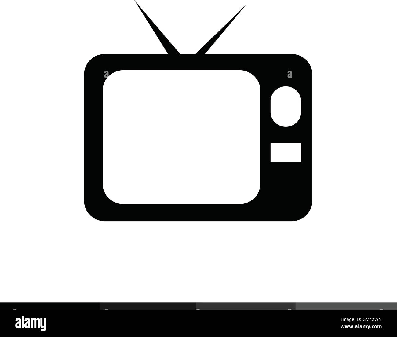 Television Screen Icon Illustration design Stock Vector Image & Art - Alamy