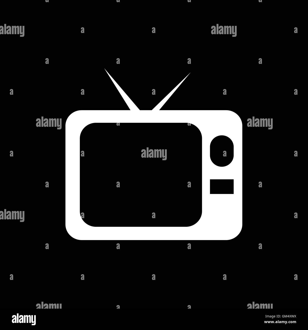 Television Screen Icon Illustration design Stock Vector Image & Art - Alamy