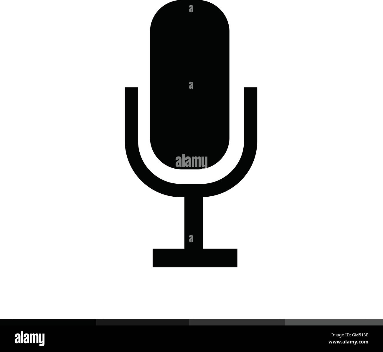 Microphone Icon Illustration design Stock Vector Image & Art - Alamy