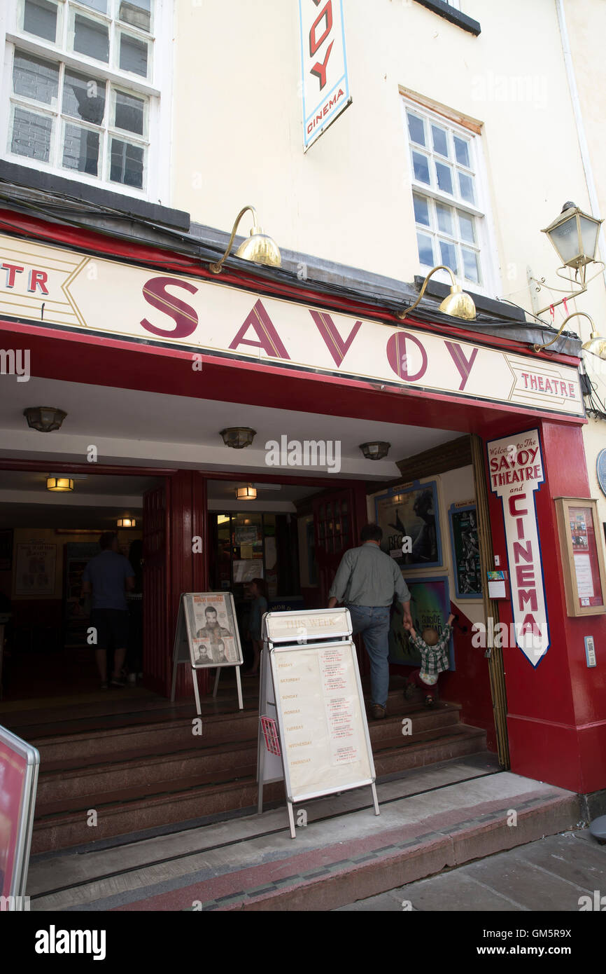 Savoy theatre and cinema in Monmouth Wales Stock Photo Alamy
