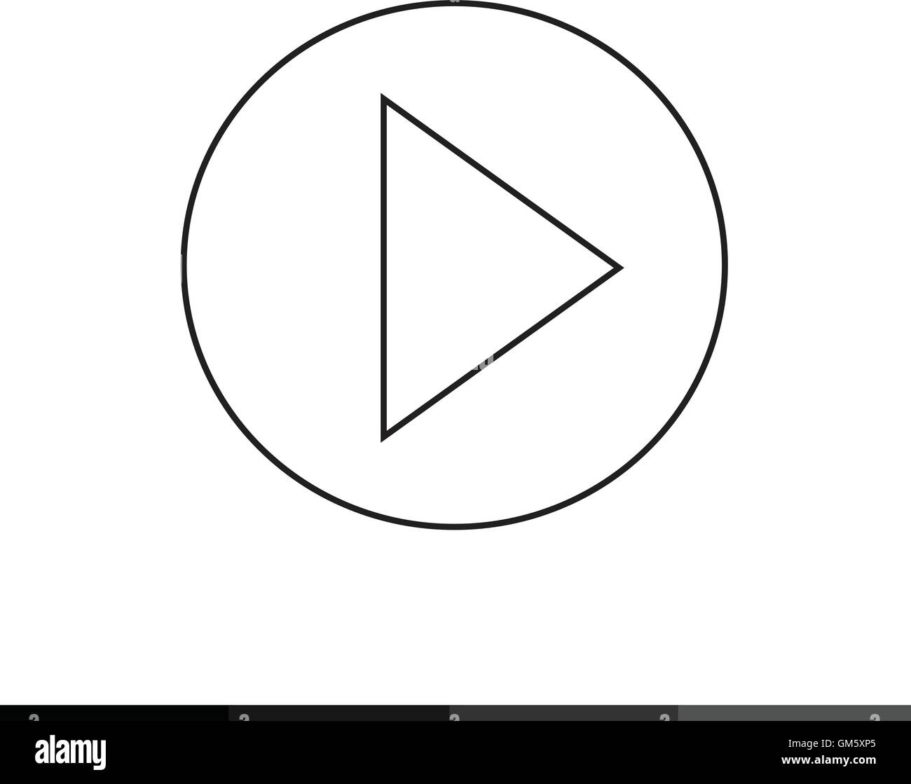 Play Button Icon Illustration design Stock Vector Image & Art - Alamy