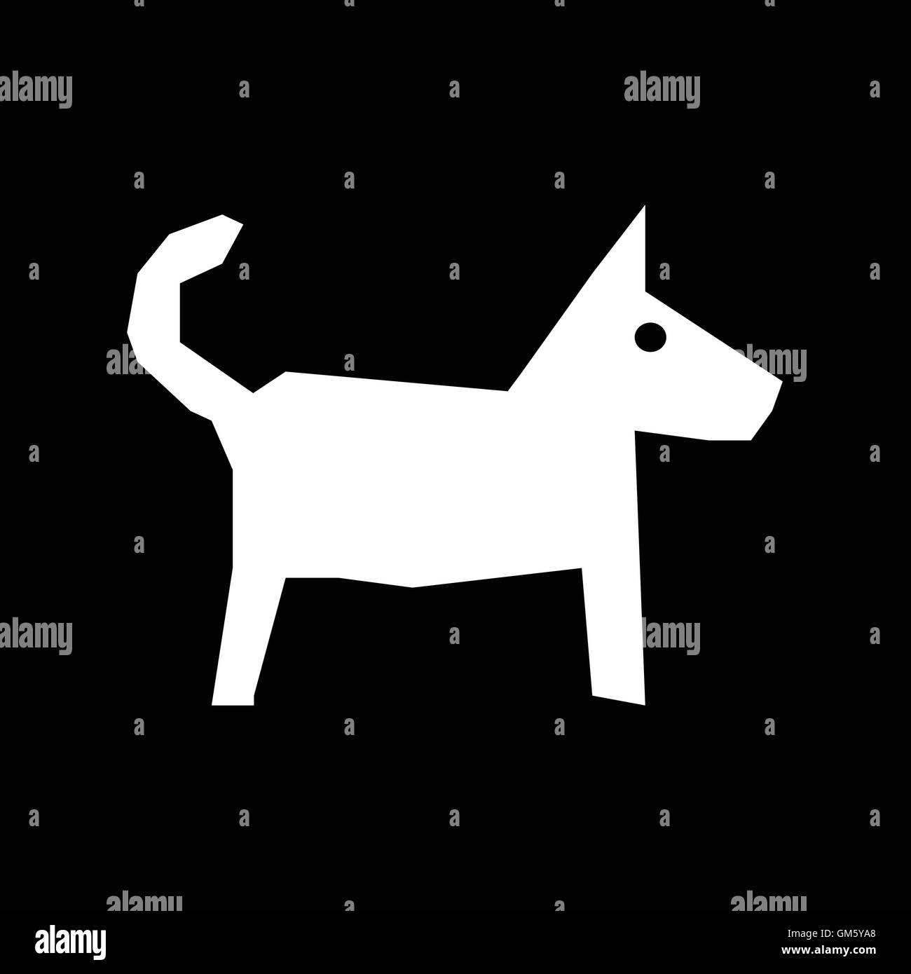 Dog Icon Illustration design Stock Vector Image & Art - Alamy