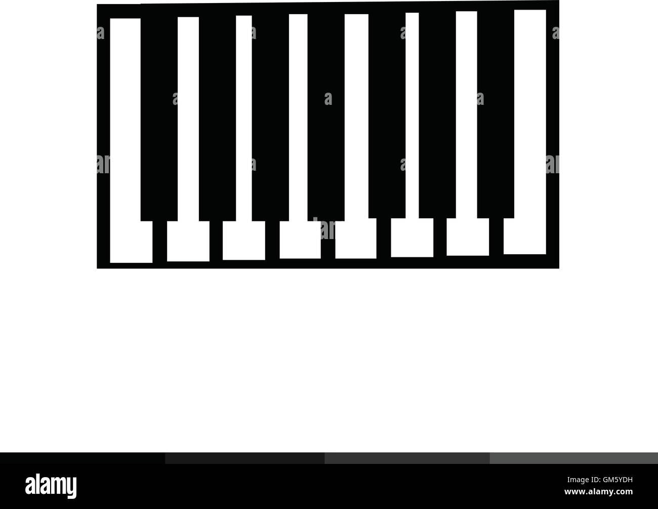 piano keys icon Illustration design Stock Vector Image & Art - Alamy