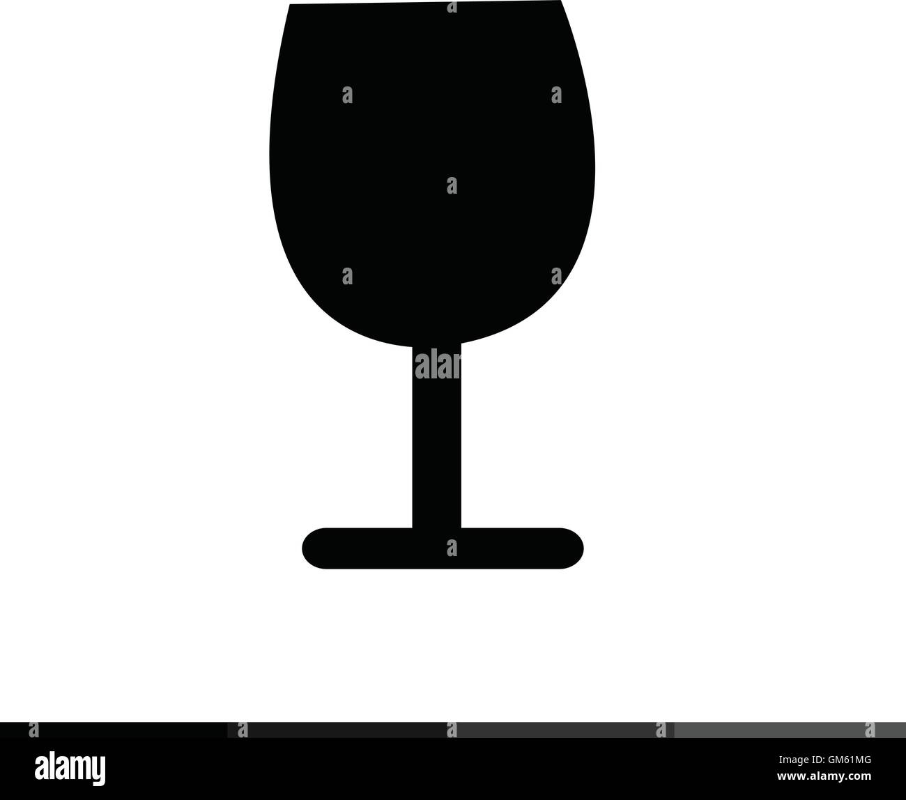 Wine glasses image icon hi-res stock photography and images - Alamy