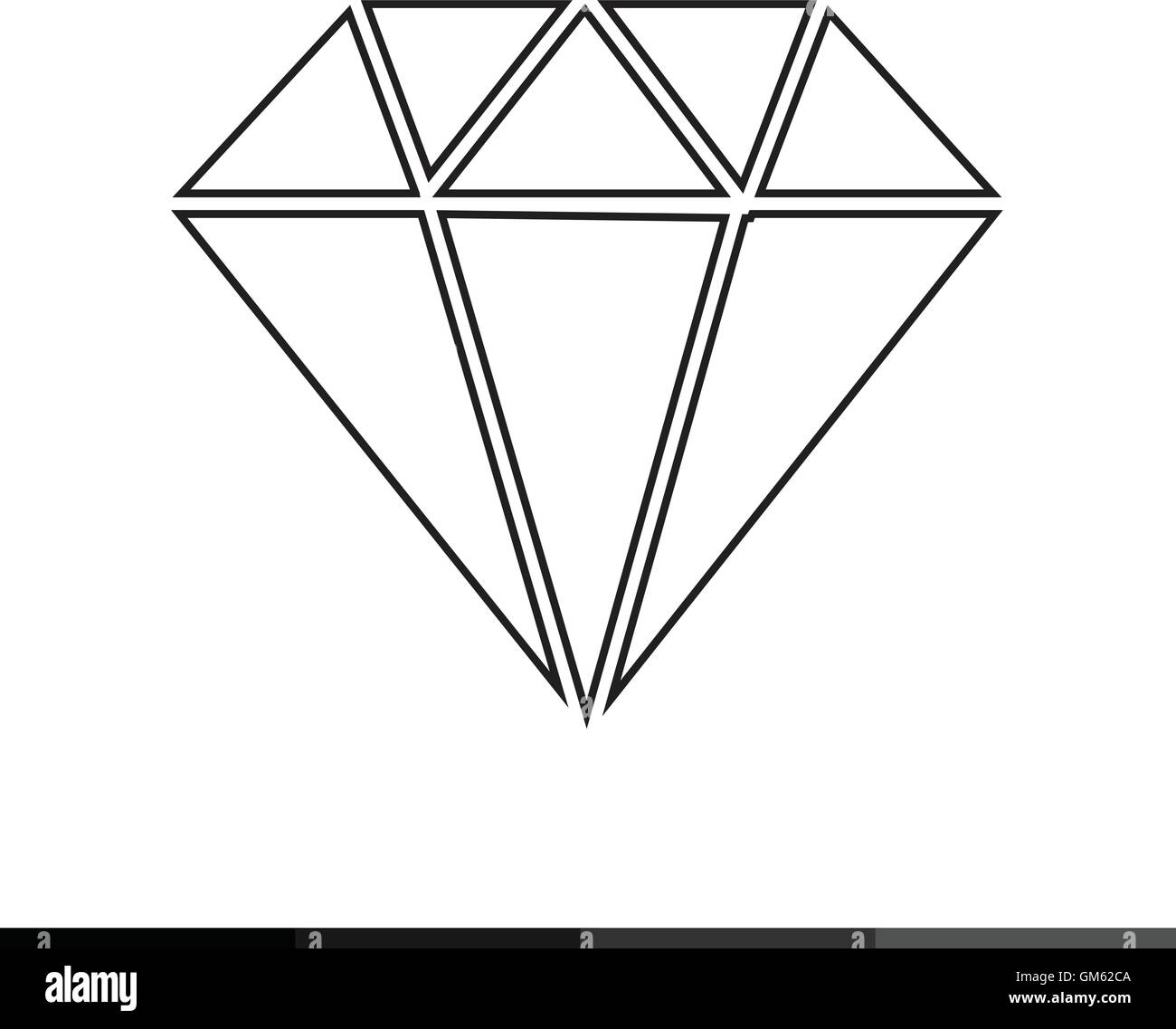 Diamond icon Illustration design Stock Vector Image & Art - Alamy