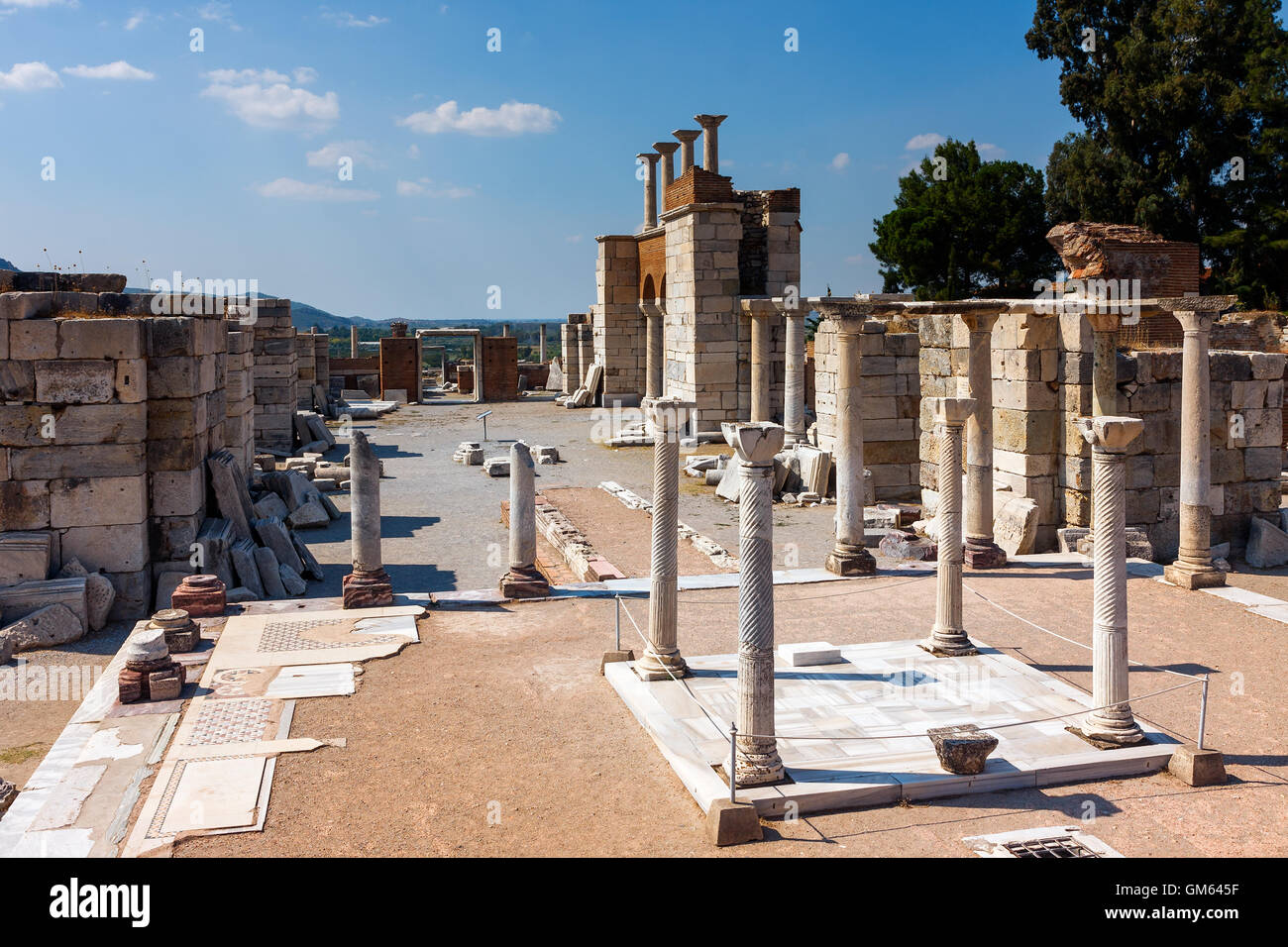 Selcuk Town, Tomb of Saint John the Apostle Stock Photo