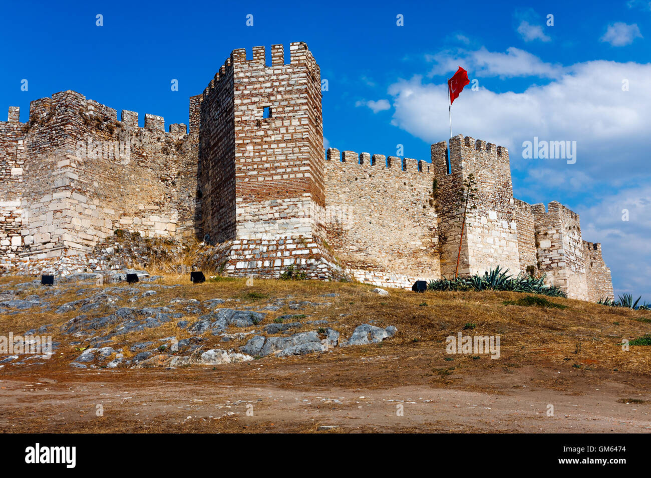 Ayasoluk Castle in Turkey Stock Photo