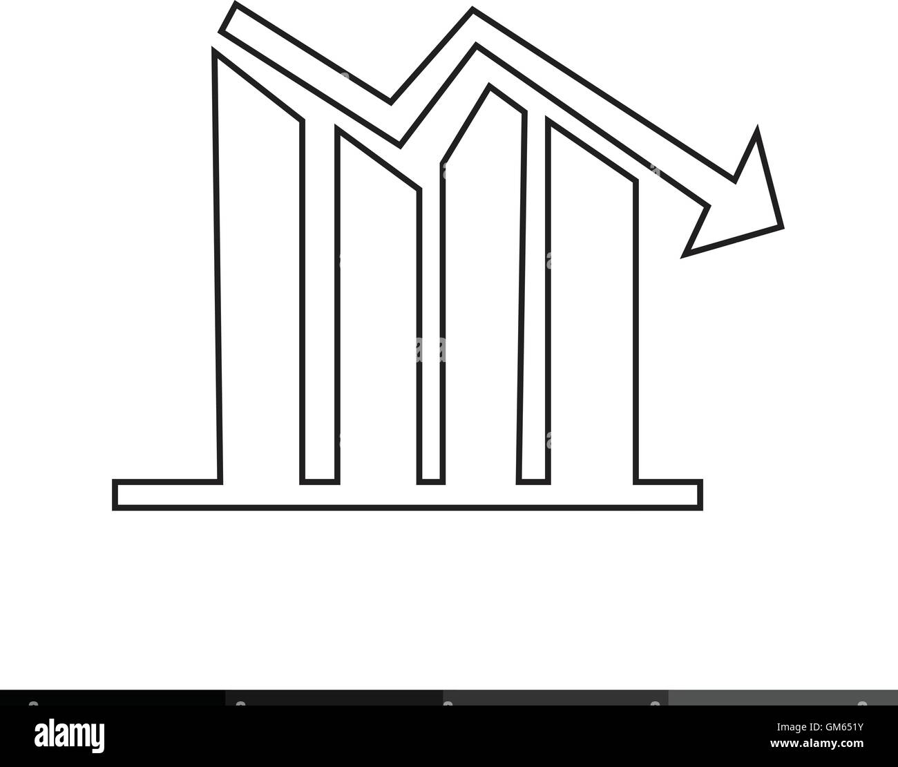 Diagram icon , graphs icon illustration design Stock Vector Image & Art ...
