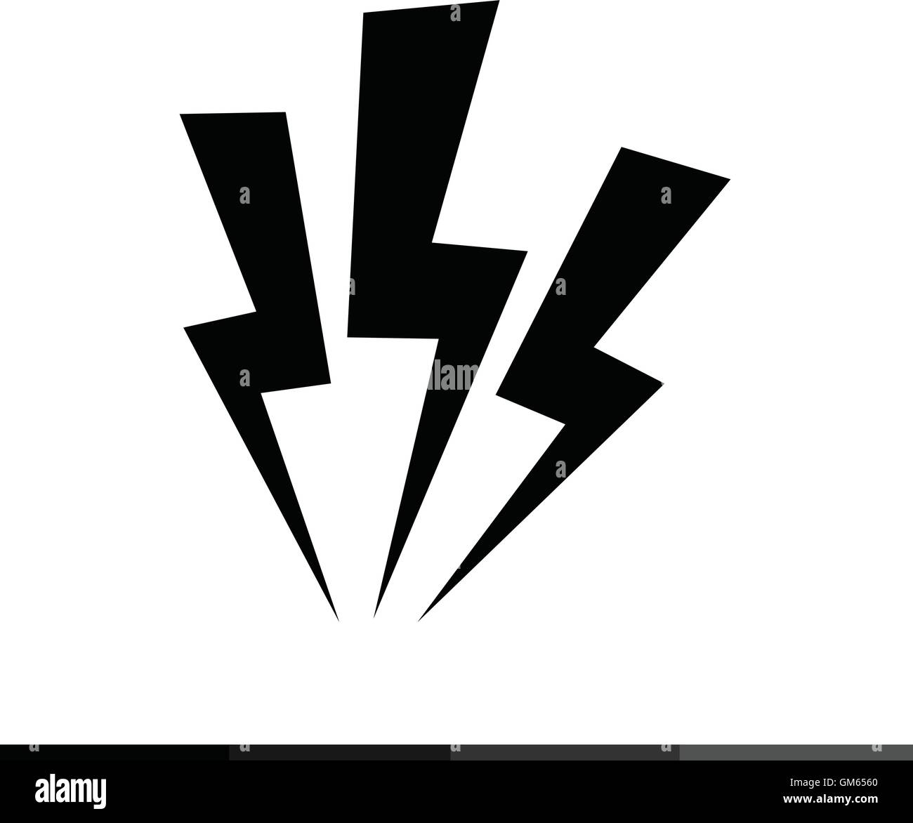 Lightning icon illustration design Stock Vector Image & Art - Alamy