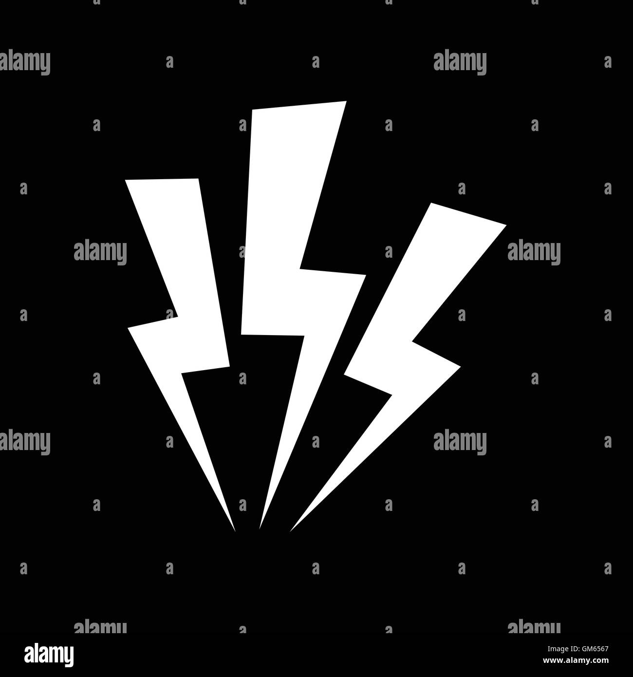 Lightning icon illustration design Stock Vector Image & Art - Alamy