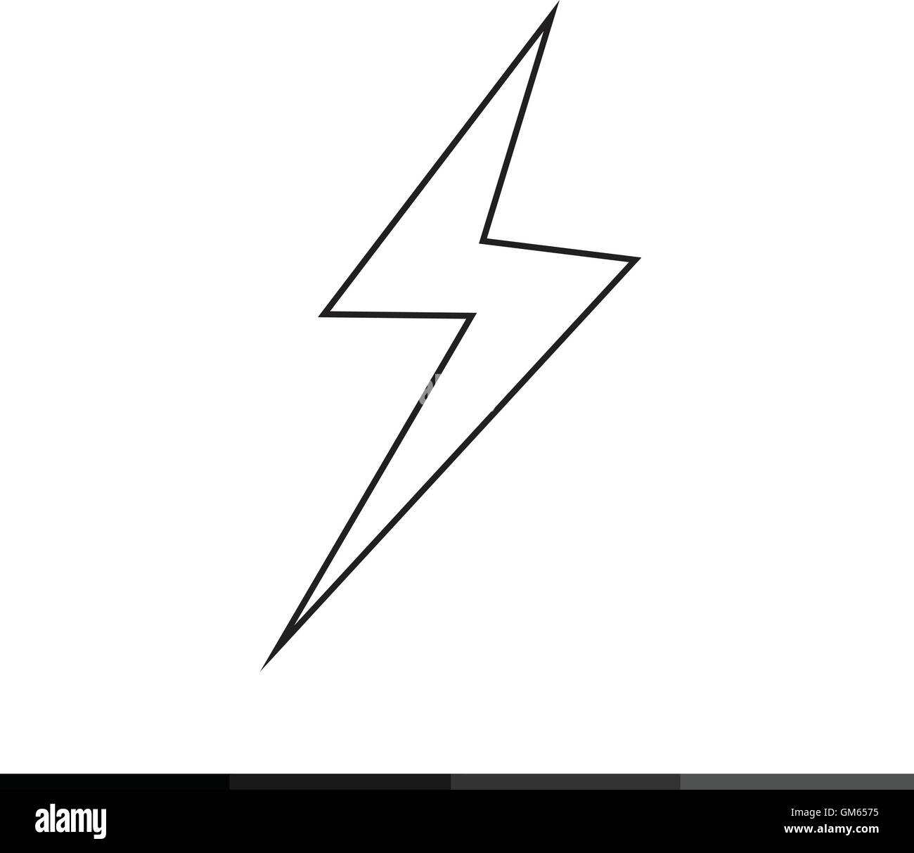 Lightning icon illustration design Stock Vector Image & Art - Alamy