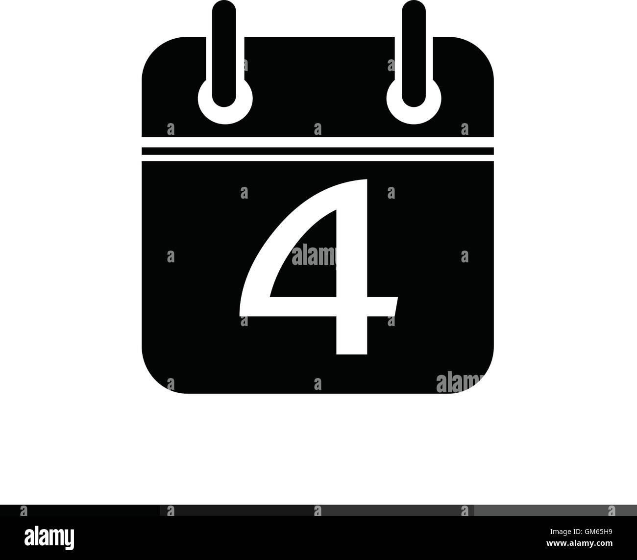 Simple Calendar Icon illustration design Stock Vector Image & Art - Alamy