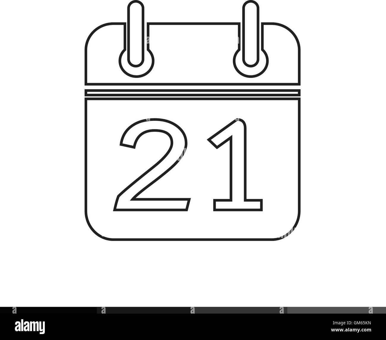 Simple Calendar Icon illustration design Stock Vector Image & Art - Alamy
