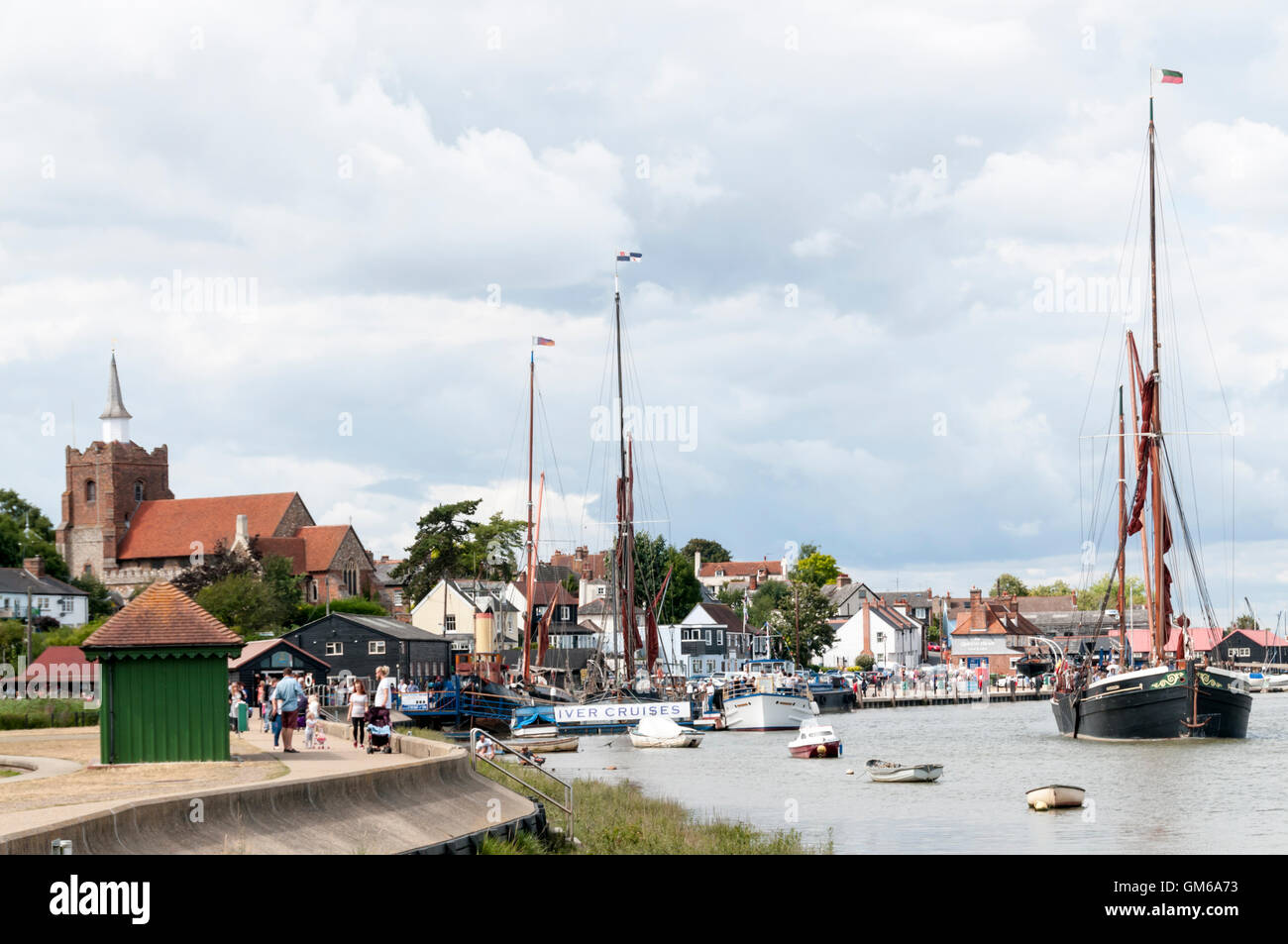 Waterfront at Maldon, Essex Stock Photo Alamy