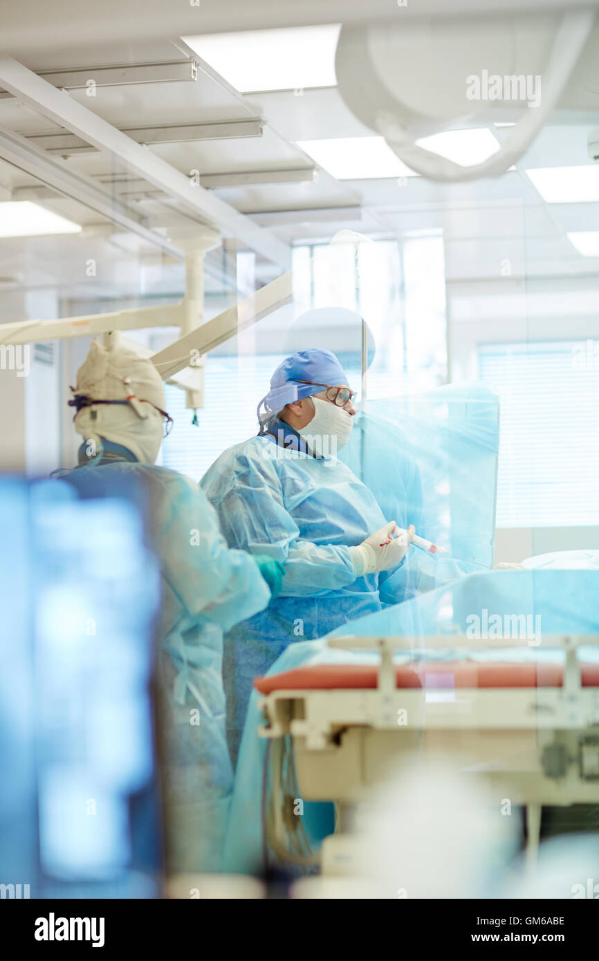 In operating room Stock Photo