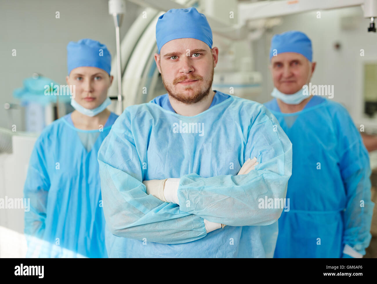 Experienced surgeons Stock Photo
