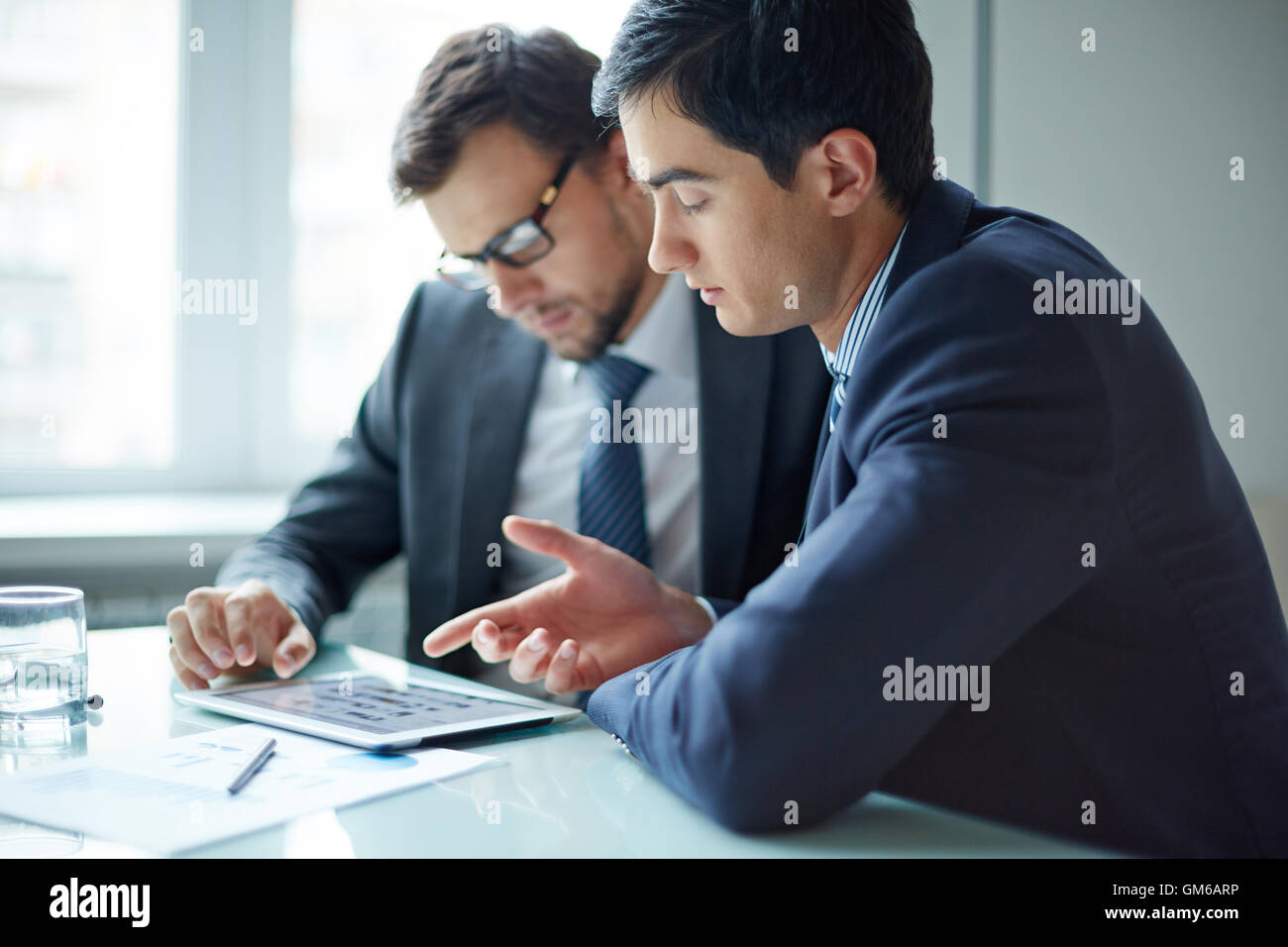 Planning work together Stock Photo