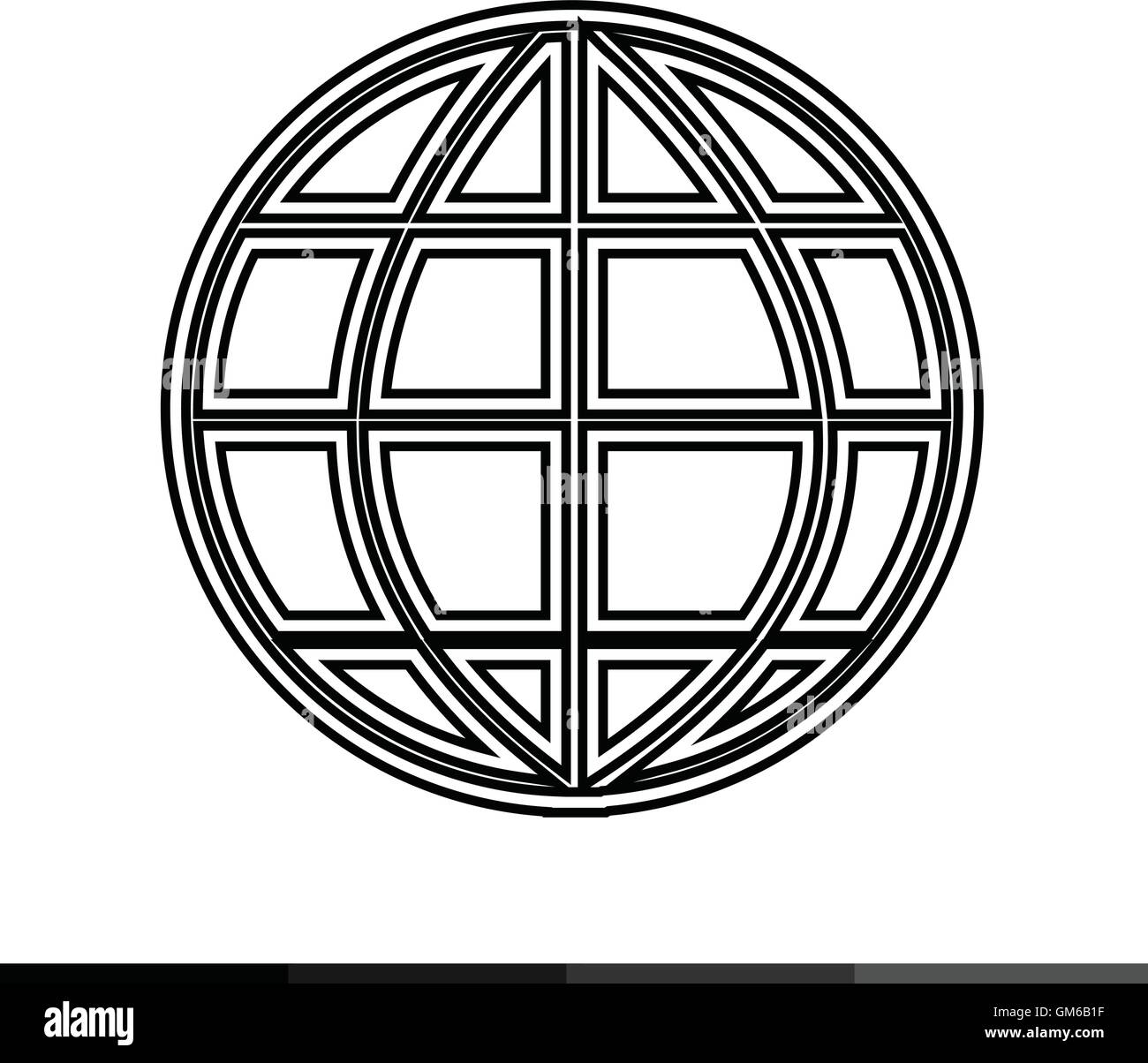 Globe earth icon illustration design Stock Vector Image & Art - Alamy