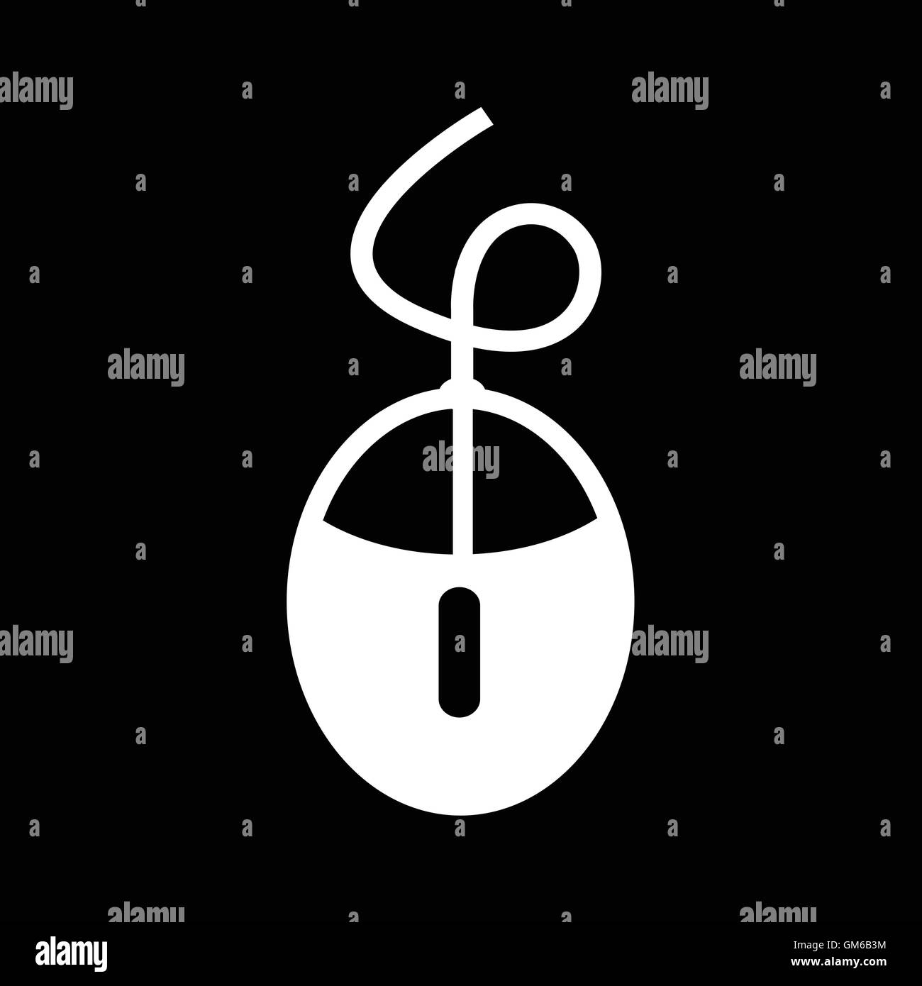 Mouse collection vector illustration Black and White Stock Photos ...