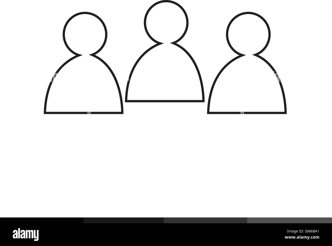 PEOPLE Icon illustration design Stock Vector Image & Art - Alamy