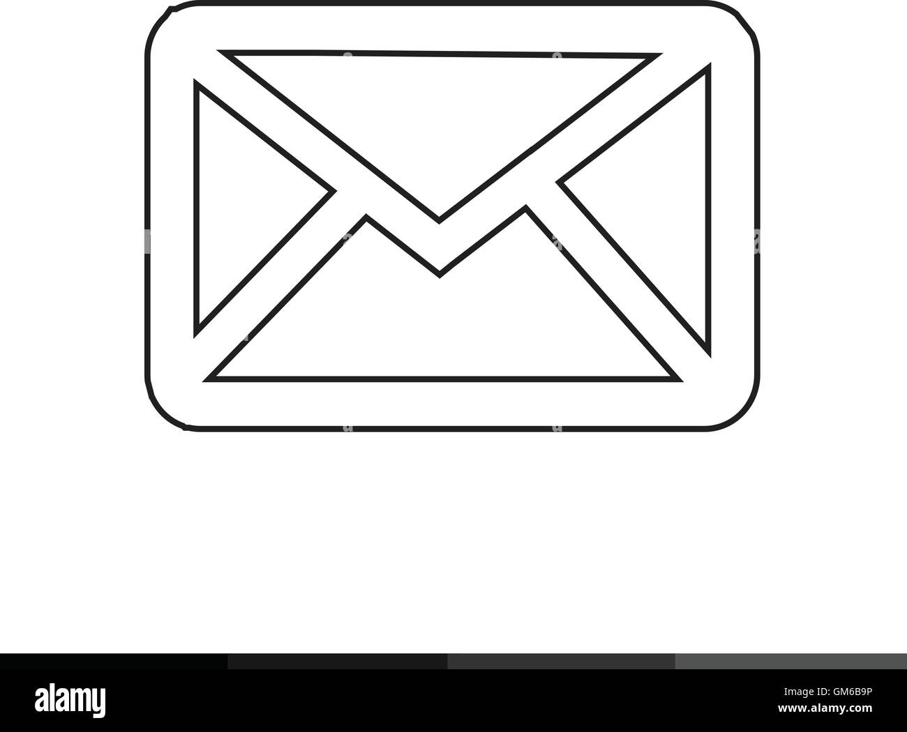 Envelope Mail Icon illustration design Stock Vector Image & Art - Alamy