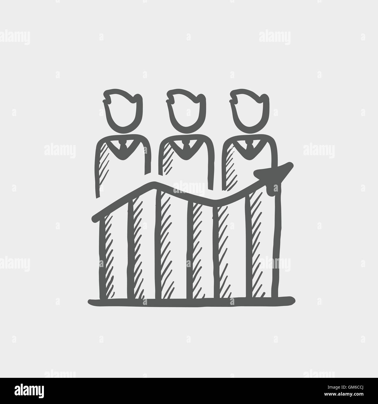 Cartoon character chart graph hi-res stock photography and images - Alamy