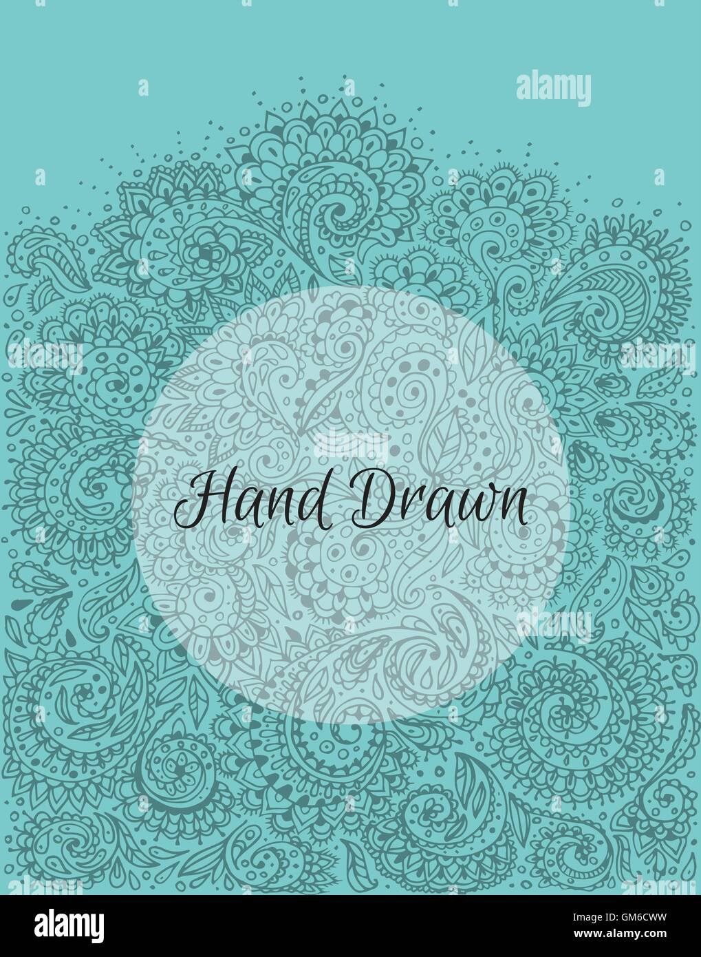 Floral hand drawn doodle Stock Vector Image & Art - Alamy