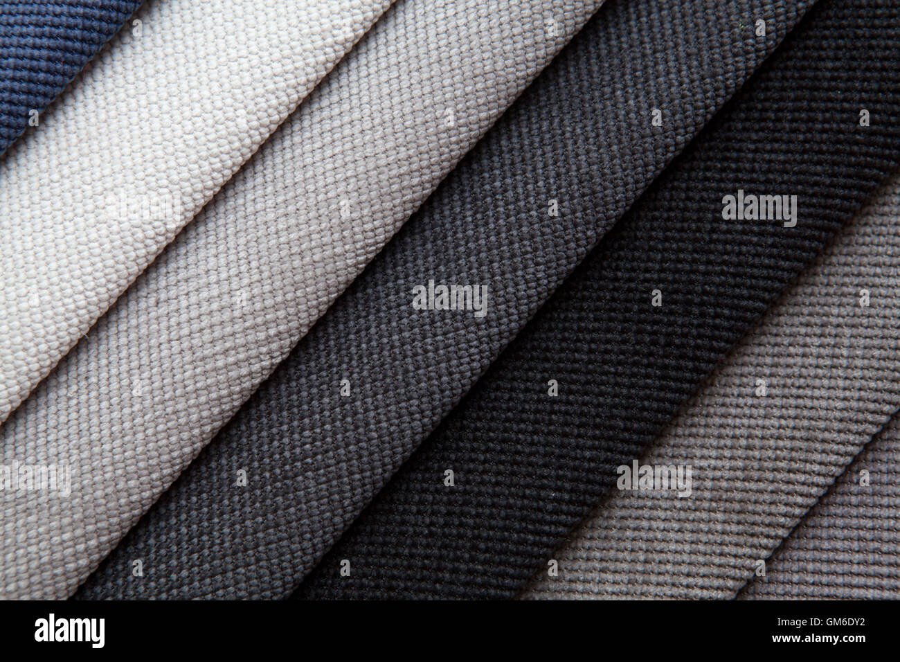 Shades of gray fabric Stock Photo