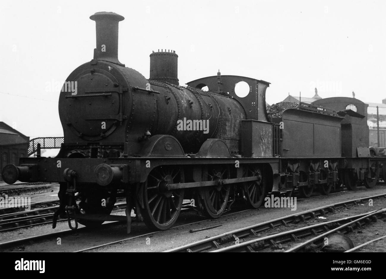 M&GN 0-6-0 No.60 being broken up at Kings Lynn in about 1939 Stock Photo