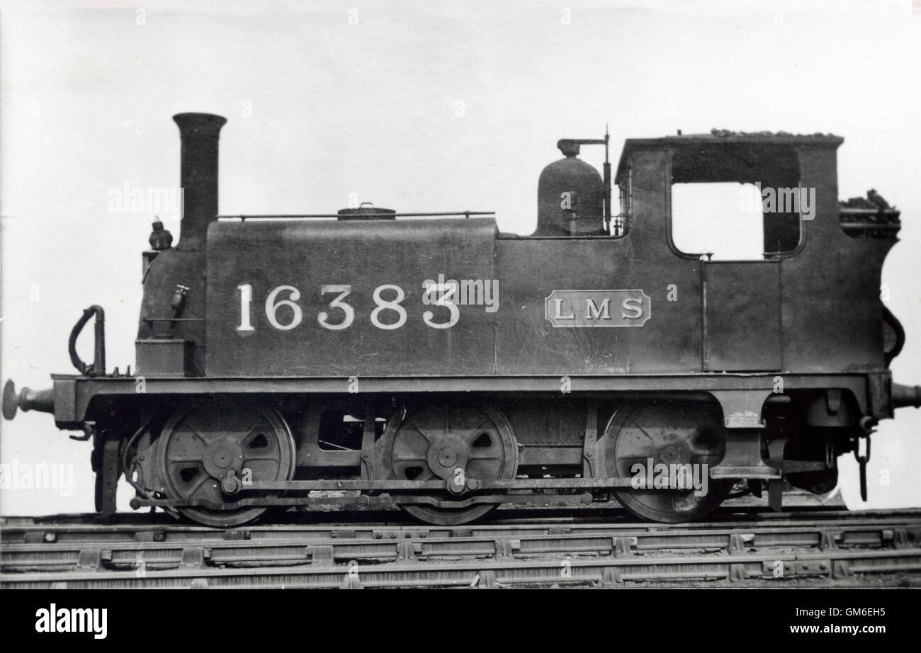 Highland Railway 0-6-0T No. 16 as LMS 16383 Stock Photo