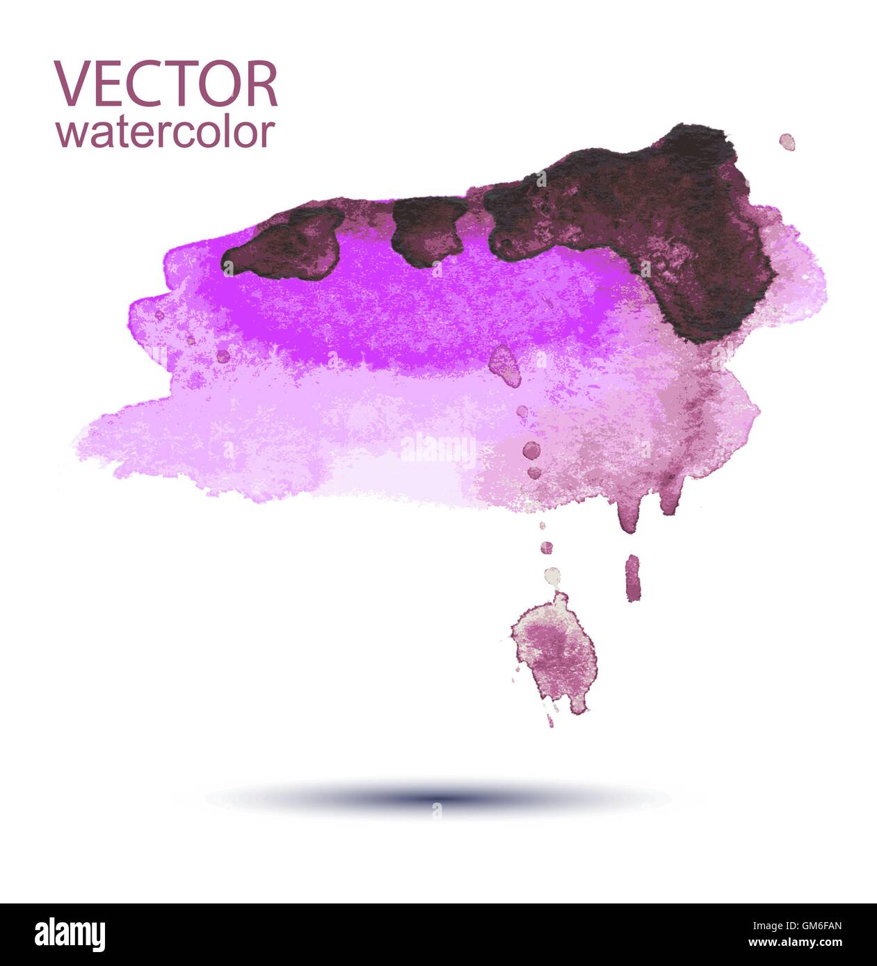 Abstract watercolor hand painted background Stock Vector Image & Art ...