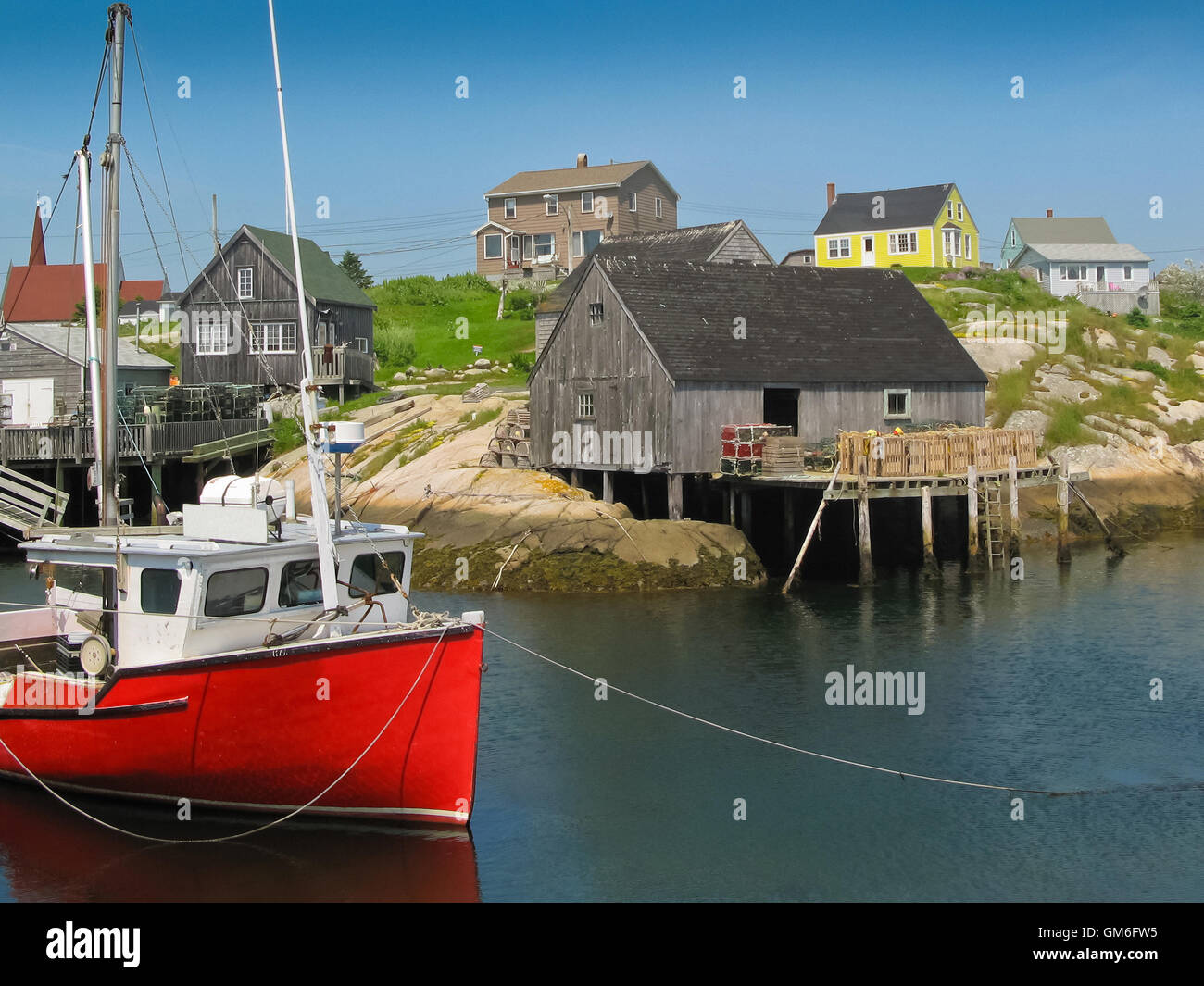 peggy's cove in nova scotia Stock Photo Alamy