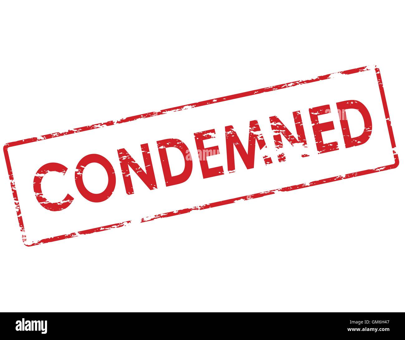Condemned Stock Vector