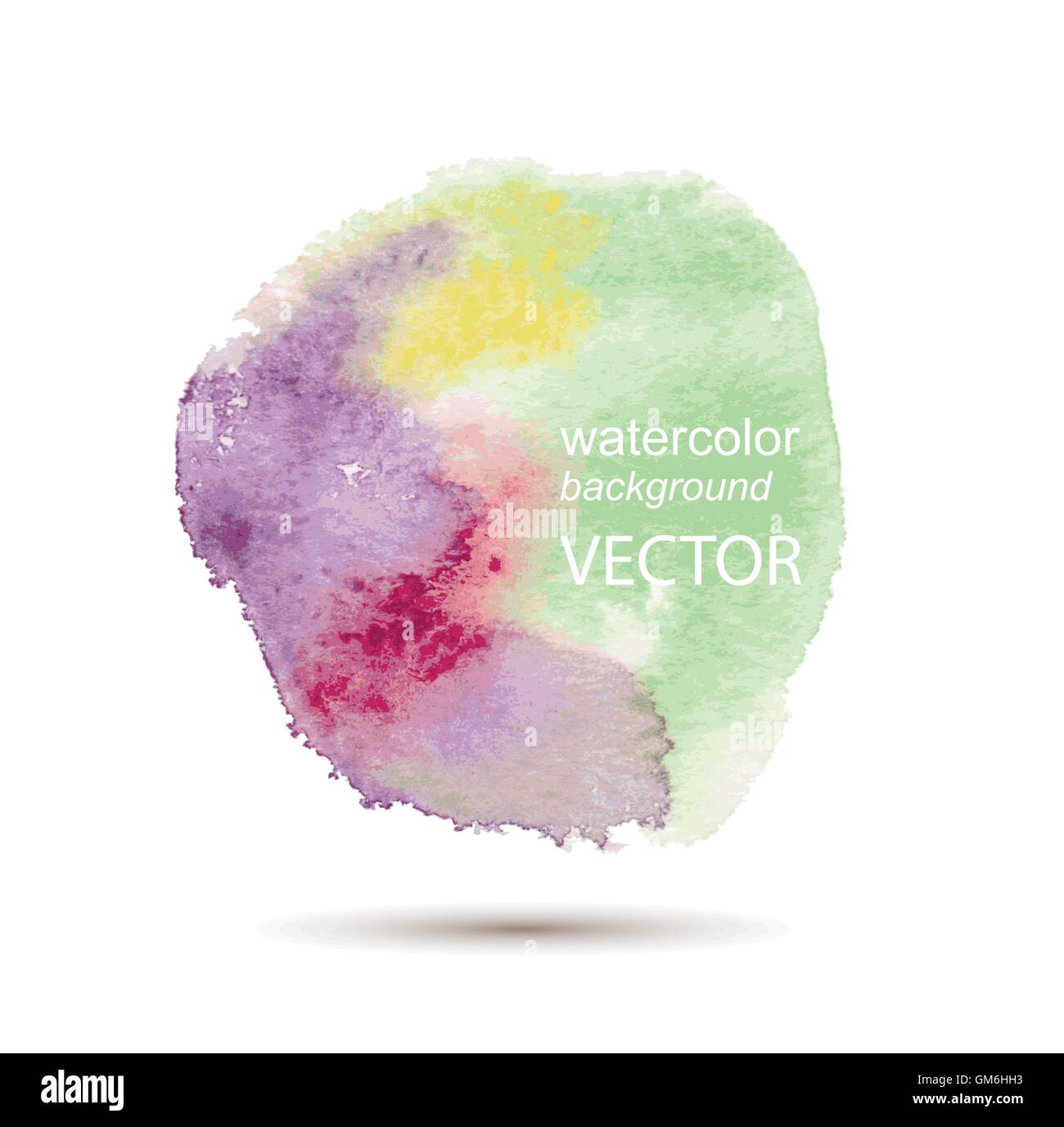 Abstract watercolor hand painted background Stock Vector Image & Art ...