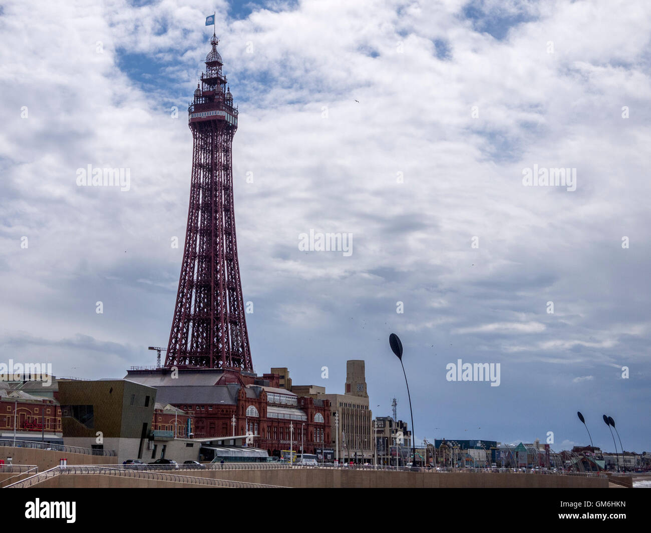 Blackpool tower and surrounding buildings Stock Photo - Alamy