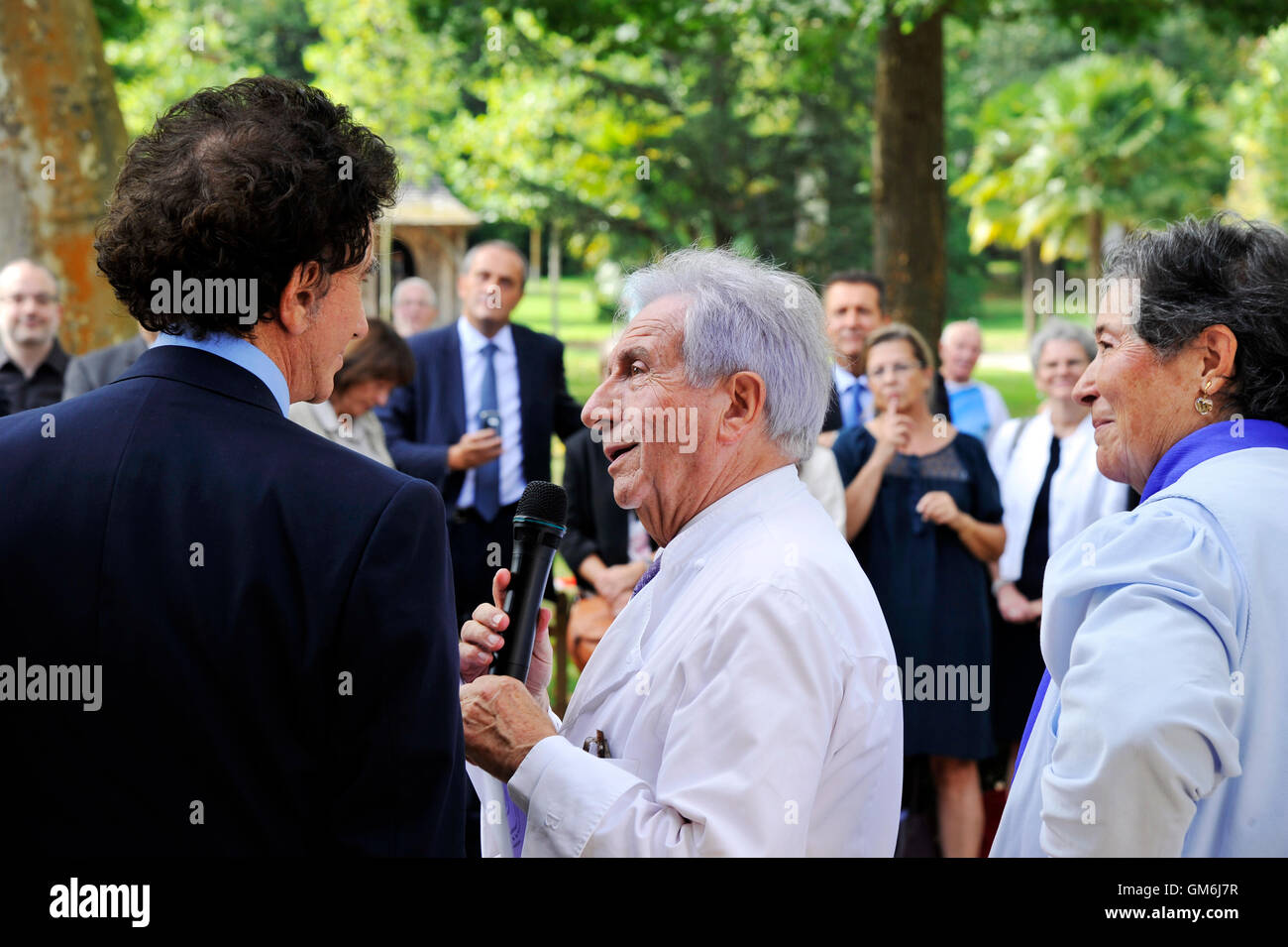 3 stars french chef Michel Guérard Stock Photo Alamy