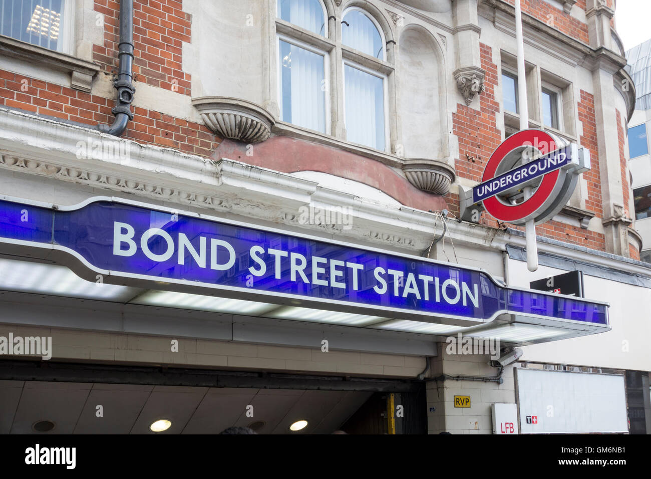 Bond Street Station, London Underground, London, UK Stock Photo