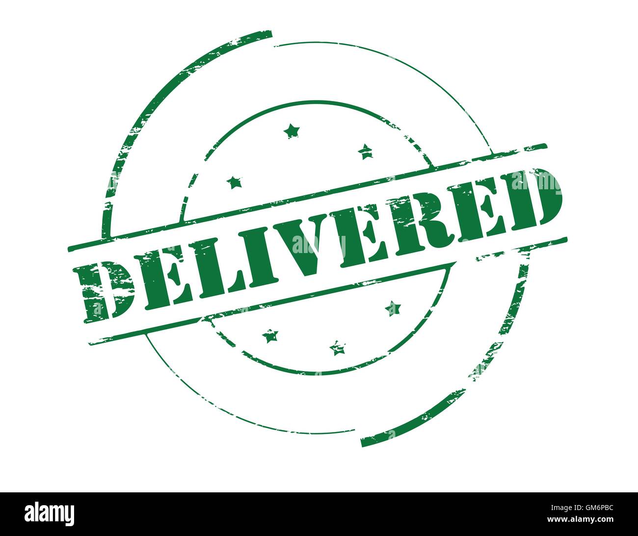Delivered Stock Vector