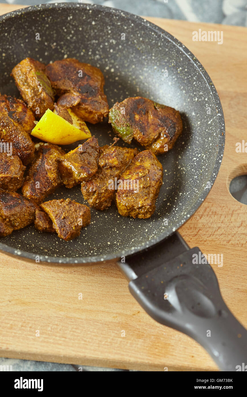 chicken tikka massala international indian cuisine Stock Photo