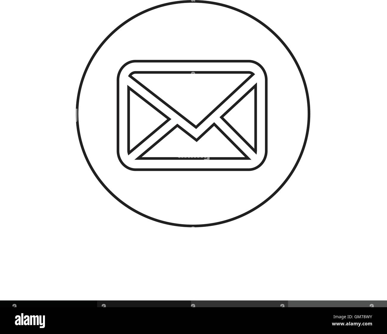 Envelope Mail Icon illustration design Stock Vector Image & Art - Alamy