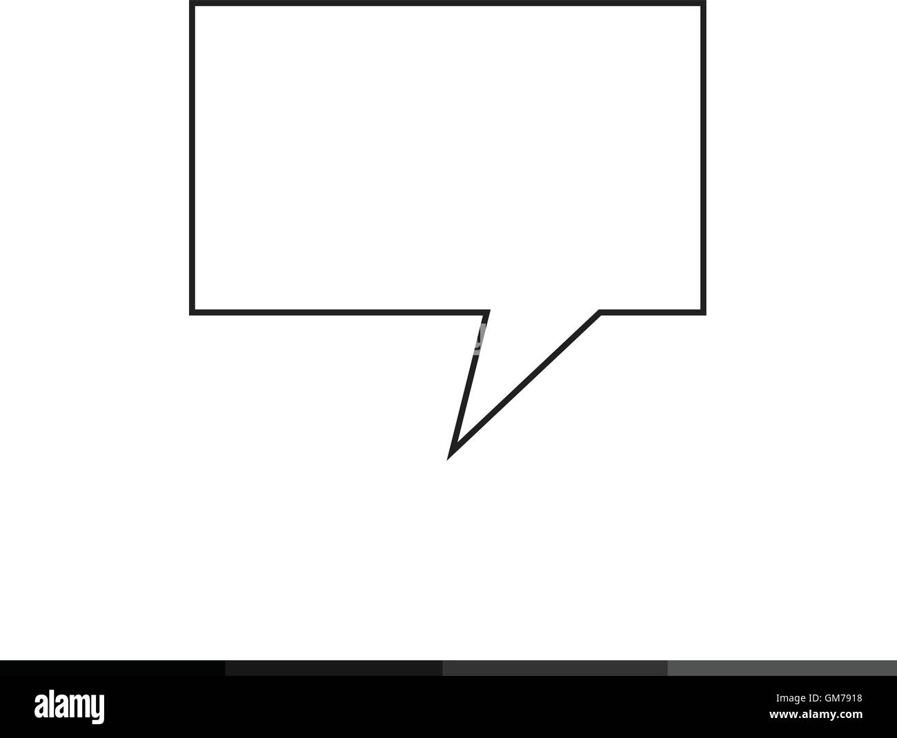 Speech bubble icon illustration design Stock Vector Image & Art - Alamy